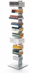 yelloo Libreria SAPIENS di Bruno Rainaldi in Metallo altezza 152 cm Sintesi Group colore Grigio argento