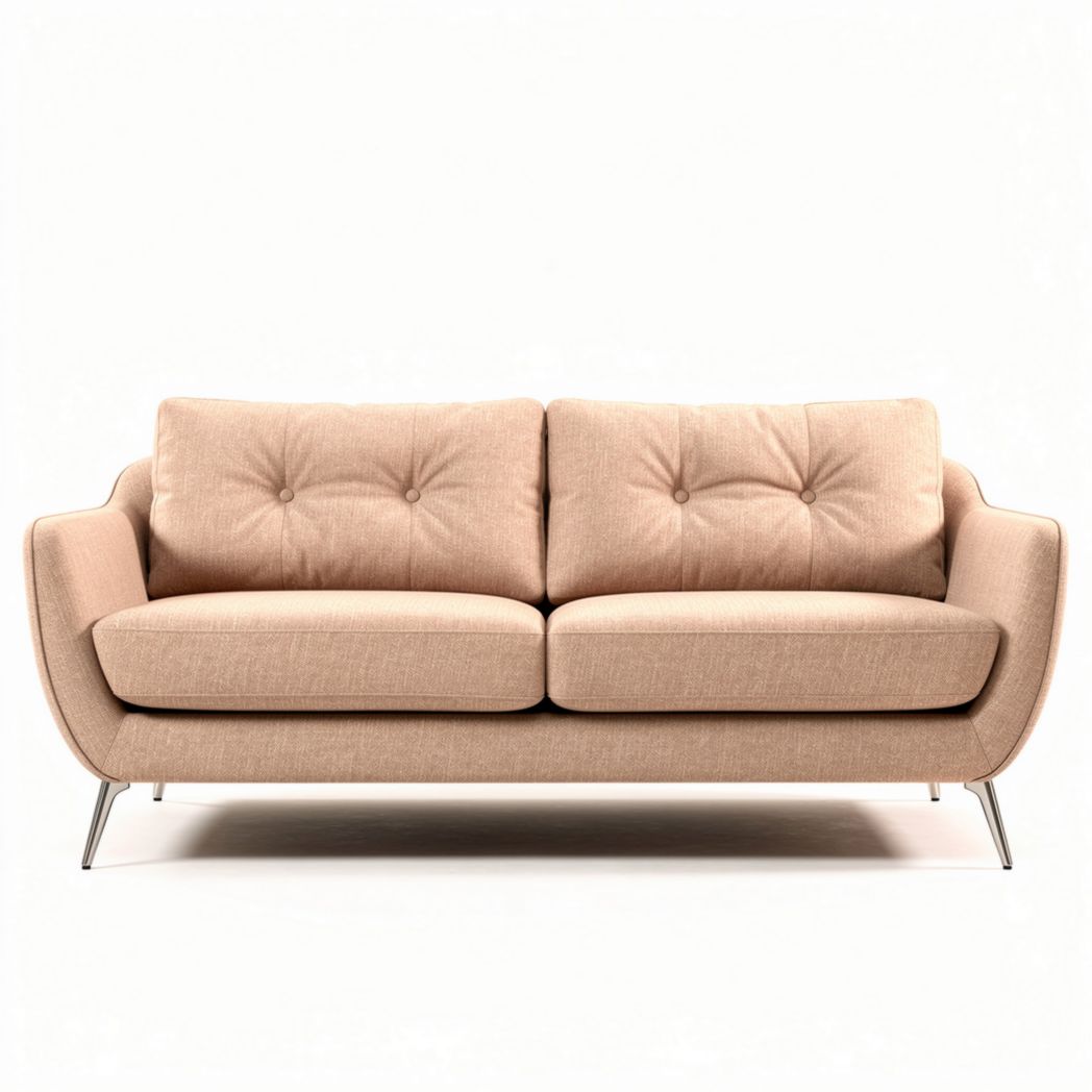 Divano in tessuto per soggiorno - 180 x 85 x 85 cm