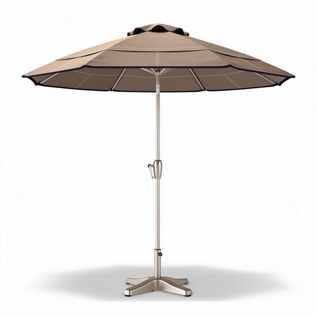 Ombrellone da giardino con struttura in alluminio per esterni – 250 x 250 x 240 cm