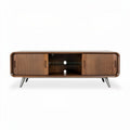 Mobile TV in legno impiallacciato per il soggiorno – 150 x 40 x 45 cm