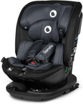 LIONELO Bastiaan RWF Seggiolino Auto per Bambini 0-36 kg Rotante 360° ISOFIX I-Size l'Ultimo Standard Montaggio Avanti e Retro Protezione Laterale Regolatzione completa (BASTIAAN I-SIZE, Grey)