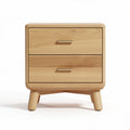Comodino in legno con due cassetti per camera da letto – 40 x 40 x 50 cm