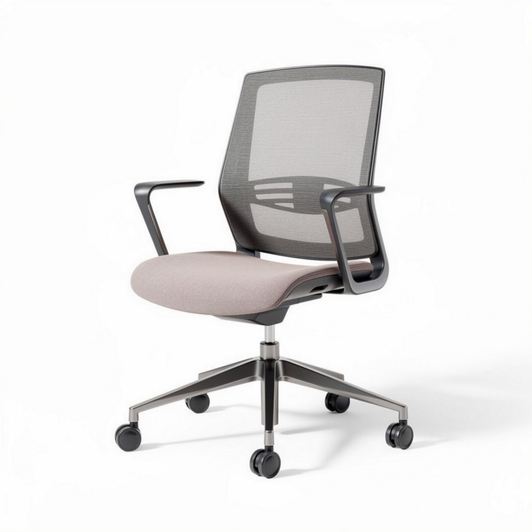 Sedia da ufficio con schienale in rete per utilizzo professionale – 50 x 60 x 90 cm