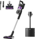 Eureka Stylus Elite Aspirapolvere Senza Fili con Stazione, 24000Pa, Svuotamento Automatico, Sacco 3L, Autonomia 60 Min, Spazzola Antigroviglio, LED, Batteria Rimovibile, Motore BLDC