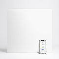 Adax Neo Compact - Convettore da parete intelligente WiFi - 500W | Controllo smartphone | Stufetta elettrica basso consumo bagno | Scaldino Elettrico | Altezza 420 mm | Bianco KWT | IP24C