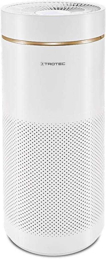 TROTEC AirgoClean 170+ purificatore d'aria - Filtro HEPA per persone allergiche - stanze fino a 42 m²/105 m³, filtro dell'aria rimuove il 99,97% di tutte le particelle, livelli di ventola 5 con