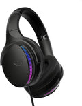 ROG Fusion II 300, Cuffia Gaming USB-C e USB-A, Microfono AI Beamforming, 7.1 Virtual Surround, Quad DAC ESS 9280, Aura RGB, Compatibile con PC|Mac|PS4|PS5|Switch|Dispositivi Mobile, Nero