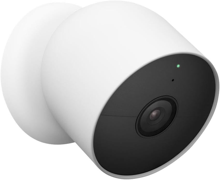 Google Nest Cam - Telecamera di sicurezza intelligente per interni ed esterni, 1 pezzo (confezione da 1)