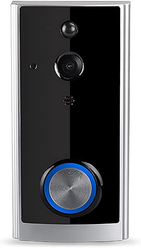 Videocitofono, Campanello visivo WiFi, Video Conversazione bidirezionale Intelligente Wireless in Tempo Reale, Visione Notturna, rilevamento del Movimento PIR e Controllo App