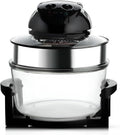Friggitrice Ad Aria Di Grande Capacità Da 12 Litri, Friggitrice Multifunzionale In Vetro Visibile, Fornello Elettrico Domestico 8 In 1 For Friggere, Cuocere Al Forno, Arrostire