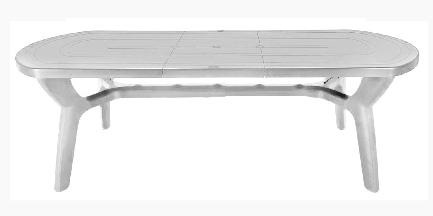 Extendable Garden Table in Plastic/Resin 180/230 cm + Free Gift