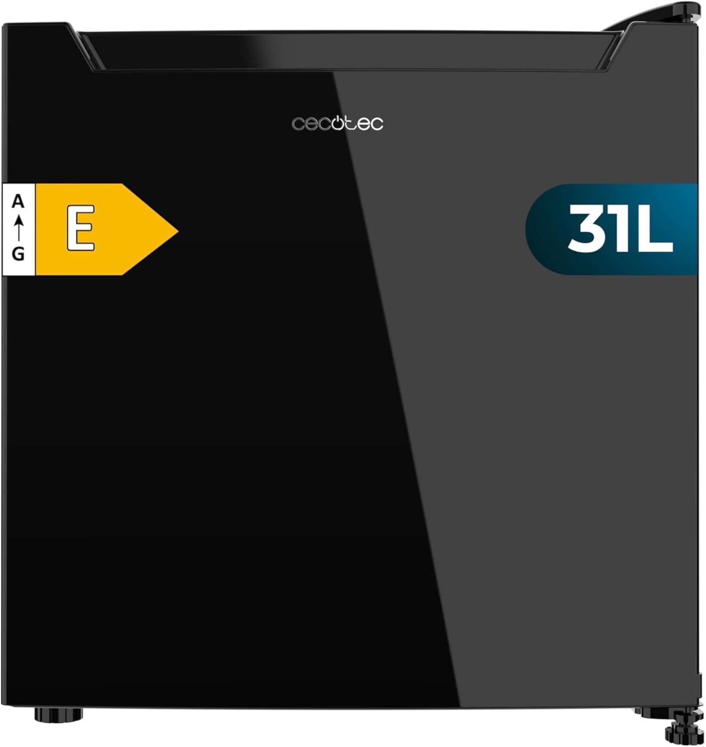 Cecotec Frigorifero Porta Francese Bolero CoolMarket FD 499 Scuro E. Compressore Inverter Plus, Porta Francese Inox Scuro 178X75.9Cm, 499L, No Frost, Classe Energetica E, Multiairflow, Metal Cooling(Nero)