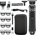 Trimmer Wahl Pro Series High Visibilty, lama a taglio ravvicinato, ioni di litio, regolabarba completamente lavabile, kit per la pulizia, testine intercambiabili, a batteria, taglio ravvicinato