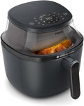 Philips Airfryer Serie 3000 4.2L, Finestra di Cottura, Friggitrice ad aria 16-in-1, Tecnologia RapidAir Plus, Rimozione Grassi, App Ricette HomeID, Facile da Pulire (NA320/00)